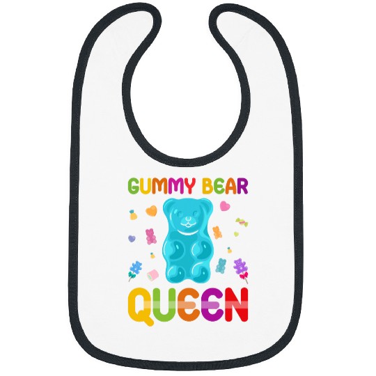 Bear Pet Gummy Bear Queen Sweet Candy Gummy Bear Queen 2 Bibs