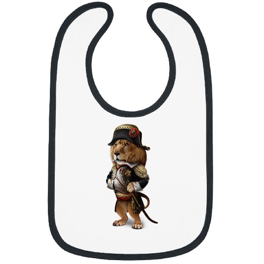 Lion Pet as Napoleon Bonaparte of France 3 Bibs