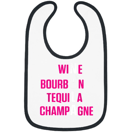 Wines Fun New Orleans Bachelorette Party Wines Girls Trip Bibs