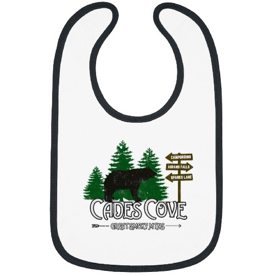 Bear Pet Cades Cove Great Smoky Mountains Black Bear Road Sign Bibs