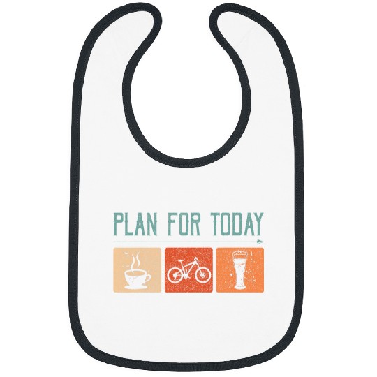 Beer Fun Plan For Today Coffee Cycling Beer Vintage Bibs