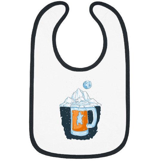 Beer Fun Polar Beer Polar Bear Beer Bibs