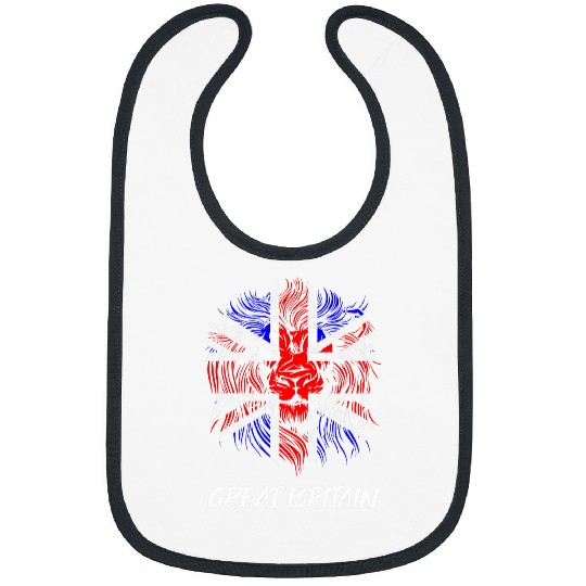Lion Pet Union Jack Lion British Flag Bibs