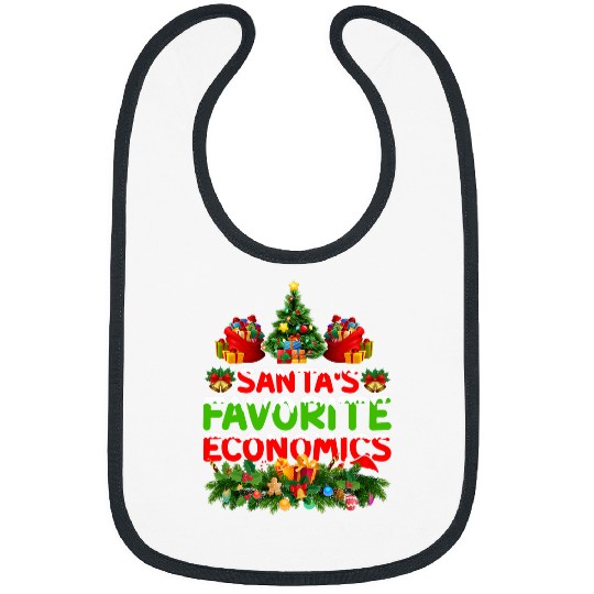 Lighting Christmas Santas Favorite Economics Xmas Bibs