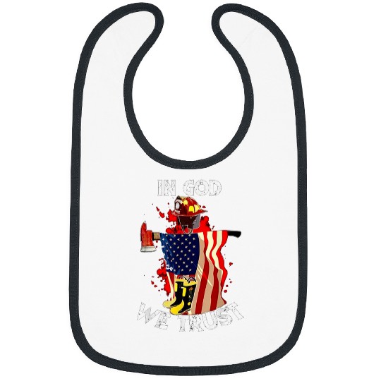 Firefighter Job In God we trust firefighter Bibs