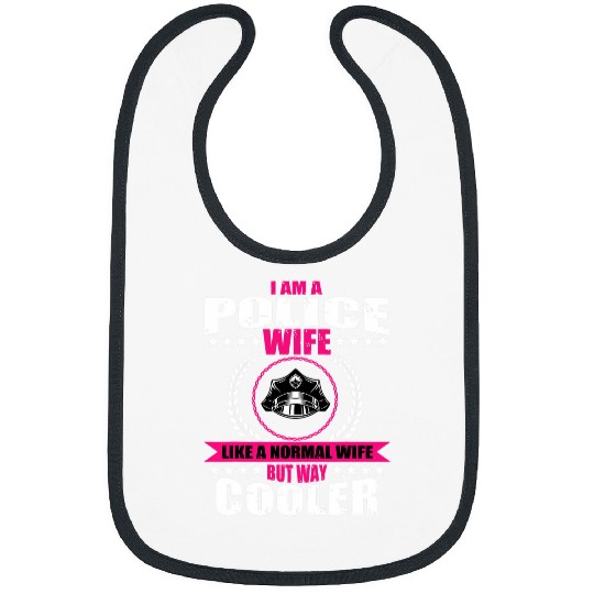 Funny Police Wife Apparel Women Bibs