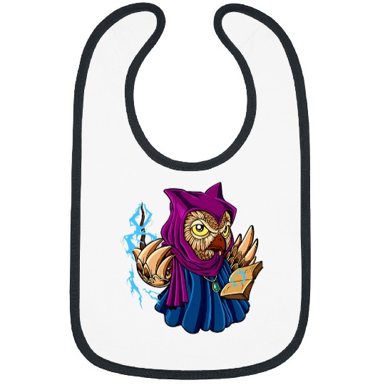 Owl Pet Wizard and magician 2magic owl Bibs