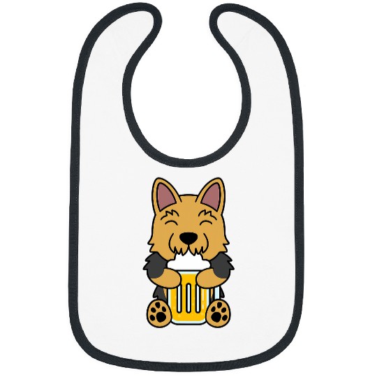 Beer Fun Yorkshire Terrier Dog Bibs