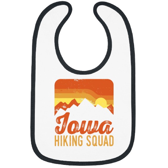 Iowa Hiking Squad Hiker Enthusiast National Parks Bibs