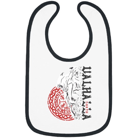 North Valhalla Vegvisir Viking Nordic God Bibs