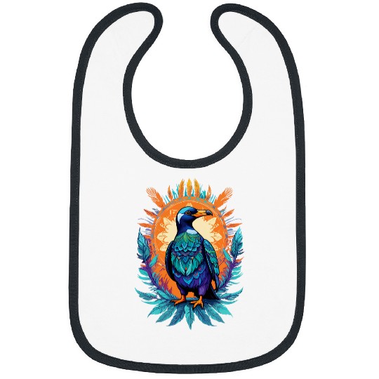 Penguin Pet Spiritual Mandala Design Bibs