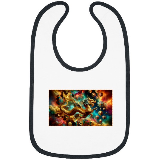 Dragon Pet Golden Dragon s Cosmic Voyage Magical Flight Of The Dragon Bibs