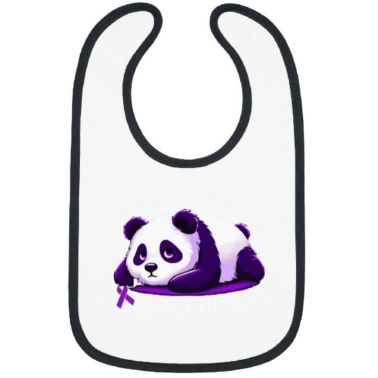 Panda Pet More Than Fatigue It s Lupus Awareness Month Panda Ribbon Bibs
