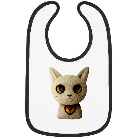 Bear Pet Cute Cat Face Unreal For Cat Lover Teddy Bear Cat Bibs