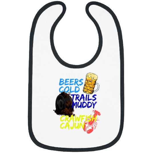 Beer Fun Cajun Crawfish Boil Quad Bike ATV Mudding Bibs