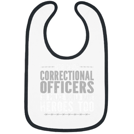 Police Job Correctional Officer Police vintages God Made Correctional Bibs