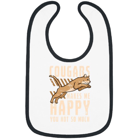 Lion Pet Cougar Mountain Lion Animal Cat Head Funny Cute Wildcat 2 9 Bibs