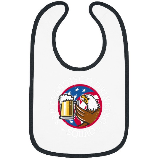 Beer Fun San Francisco Drinking Squad July 4th Party Beer Lovers Bibs