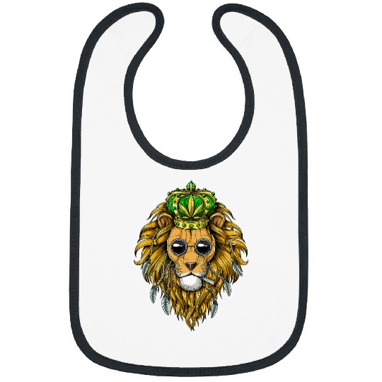 Lion Pet weeds LION OF JUDAH HIPPIE RASTA LION Bibs