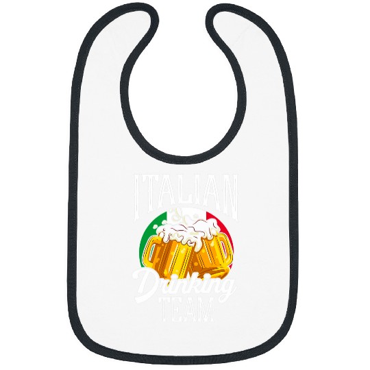 Beer Fun Italian Drinking Team Italy Flag Beer Drinker Bibs