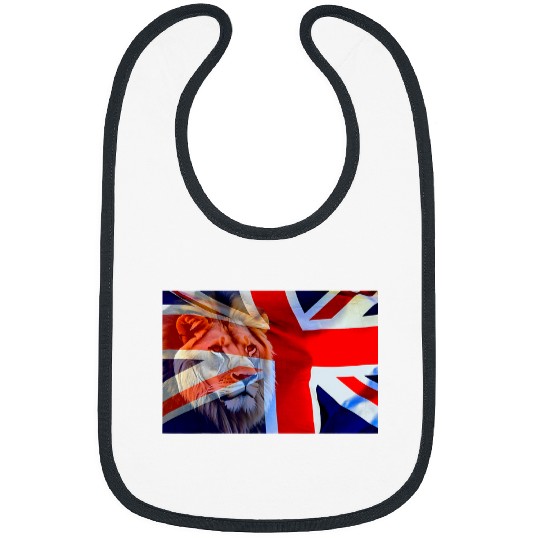 Lion Pet Union Jack Flag With Lion Bibs