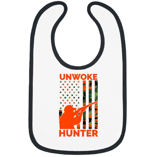 Unwoke Hunter Politically Correct Conservative Hunting Hunt Bibs