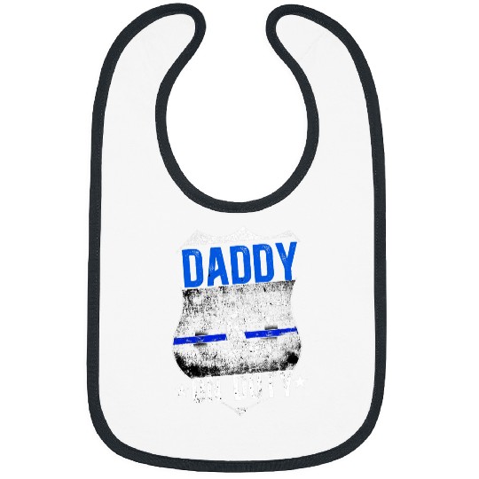 Police Dad Cop Law Enforcement Police Officer Dad Bibs