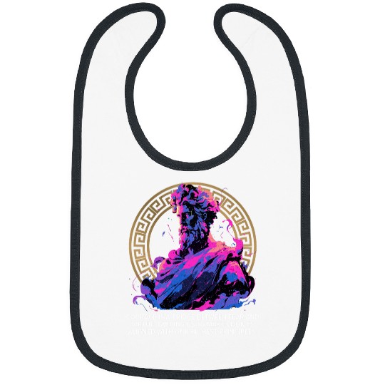 Inspirational Stoic Philosophy Epic Old Greek Stoicism Quote Bibs