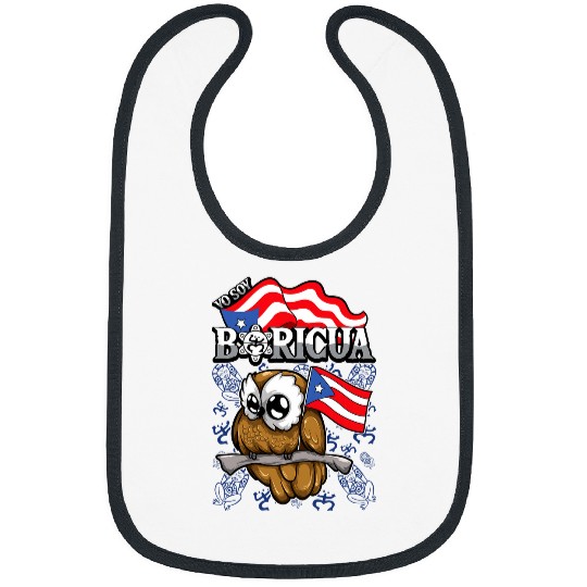 Owl Pet Yo Soy Boricua Puerto Rico Animals Owl Bibs