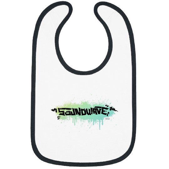 Kids Transformers Soundwave Urban Style Graffiti Text Logo Bibs