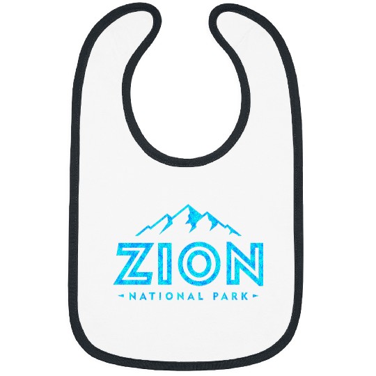 Retro Zion National Park Utah Mountain Women Men Souvenir Bibs