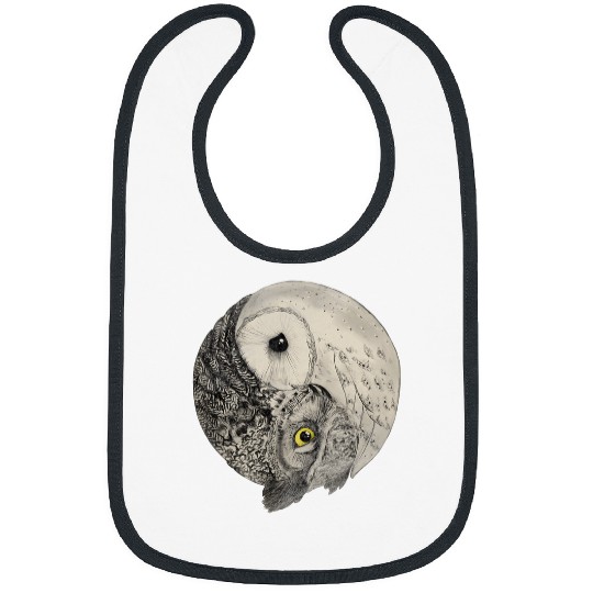 Owl Pet Balance Ying And Yang Owl Bird Bibs