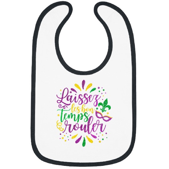 Laissez Les Bons Temps Rouler Mardi Gras New Orleans 2 Bibs