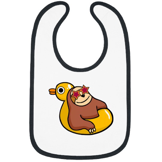 Sloth Pet Vacay Mode Animal Lazy Sloth Lover Family Vacation Beach Bibs