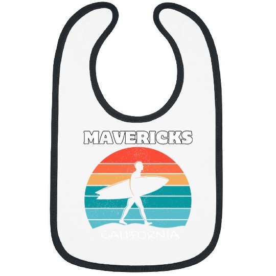 MAVERICKS californias SURF vintages SUNSET SURFING Bibs