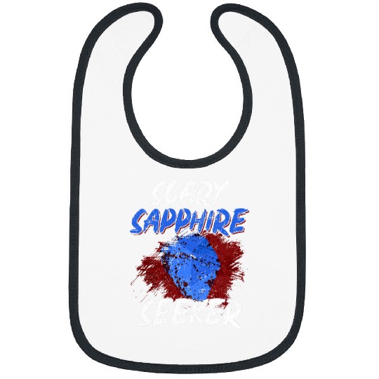 Scary Sapphire Seeker Rockhounding Halloween Rock Collector Bibs