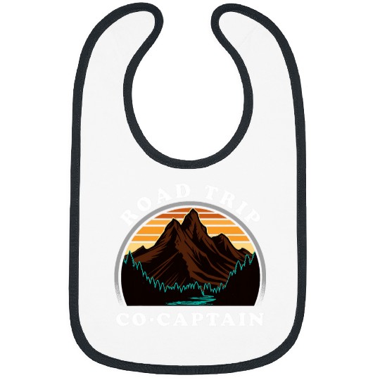 Road Trip Co Captain Family Vacation Travel Family Matching Bibs