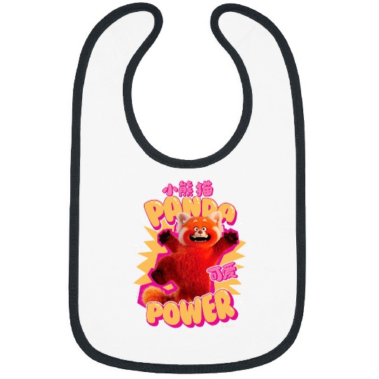 Panda Pet Turning Red Panda Power Bibs