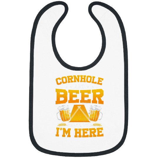 Beer Fun Beer Cornhole And Beer Lover Cornstar Novelty82 Bibs
