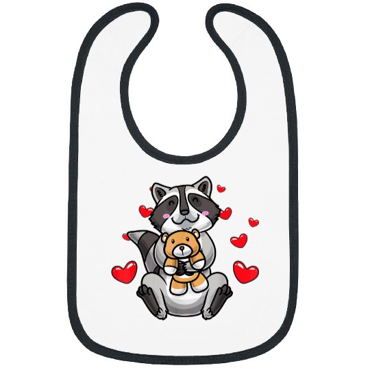 Raccoon Pet Kawaii Raccoon Stuffed Animal Bibs
