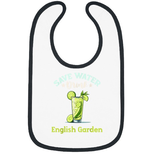 Save Water Drink English Garden Cocktail Bibs