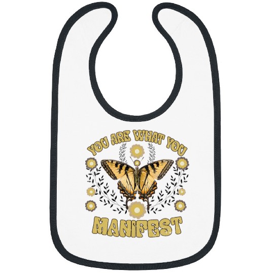 Manifest Meditation Yoga Spirituality Mindfulness Vibes Boho Bibs