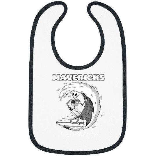 MAVERICKS californias Surf vintages Retro Surfing Bibs