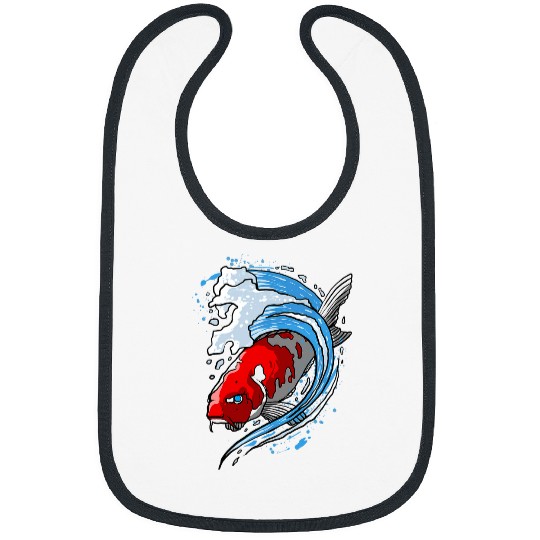 Japan Koi Fish Japanese Tattoo 12 Bibs