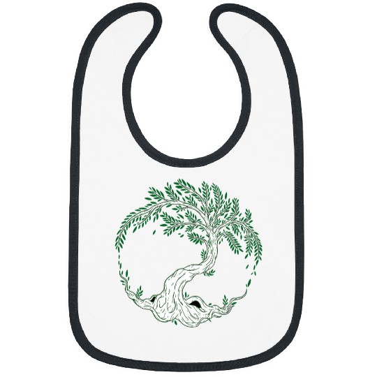 Tree of life yggdrasil celtic tree 5 Bibs