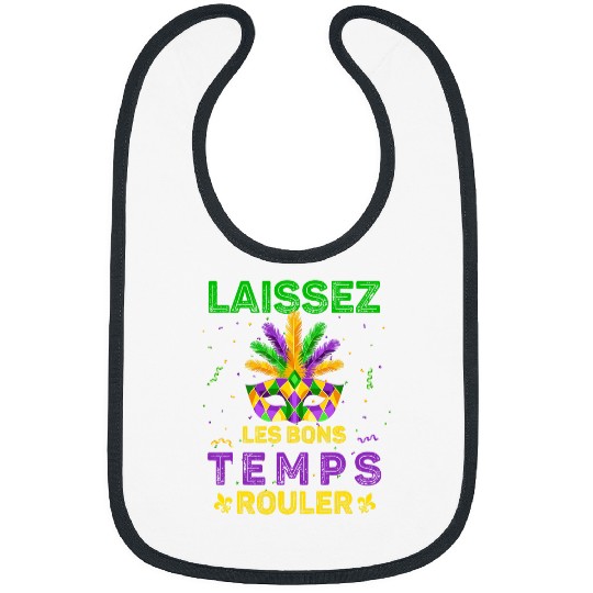 Laissez Les Bons Temps Rouler Mardi Gras 2024 New Orleans Bibs