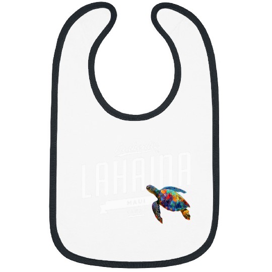 Turtle Pet Lahaina Maui Hawaii Tee Vacation Surfing Sea Turtle Bibs