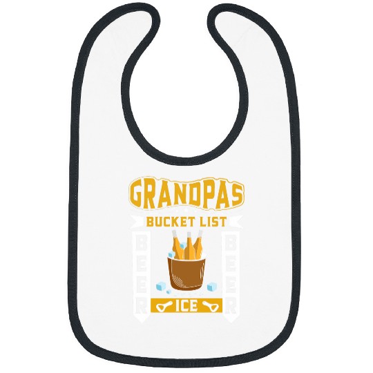 Beer Fun Grandpa s Bucket Beer Bottles Father s Day Drinking Lover Bibs