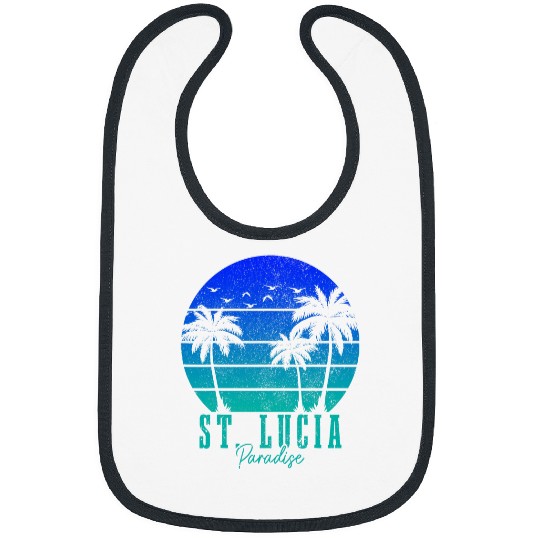 Saint Lucia vintages Surfer Caribbean St Lucia Souvenir Bibs