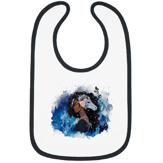 Sagittarius Zodiac Sign Astrological Afrocentric Centaur Bibs
